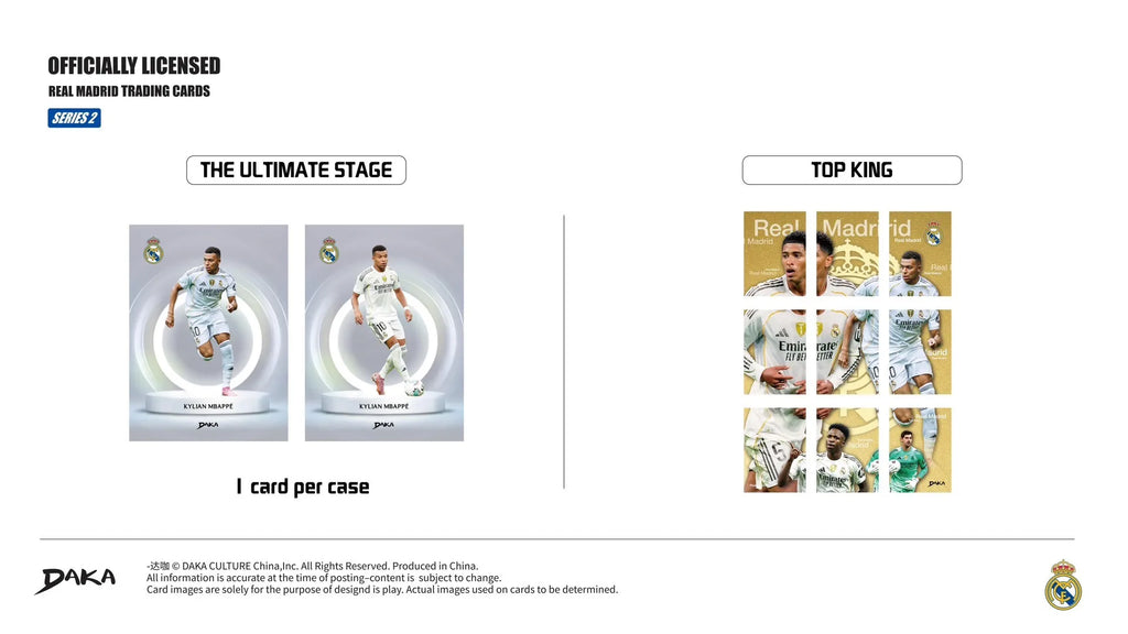 Genuine Daka 2025-26 Top Audience Series 2 Football Star Collection Cards Signature rating Card Football Club Official Box Gifts
