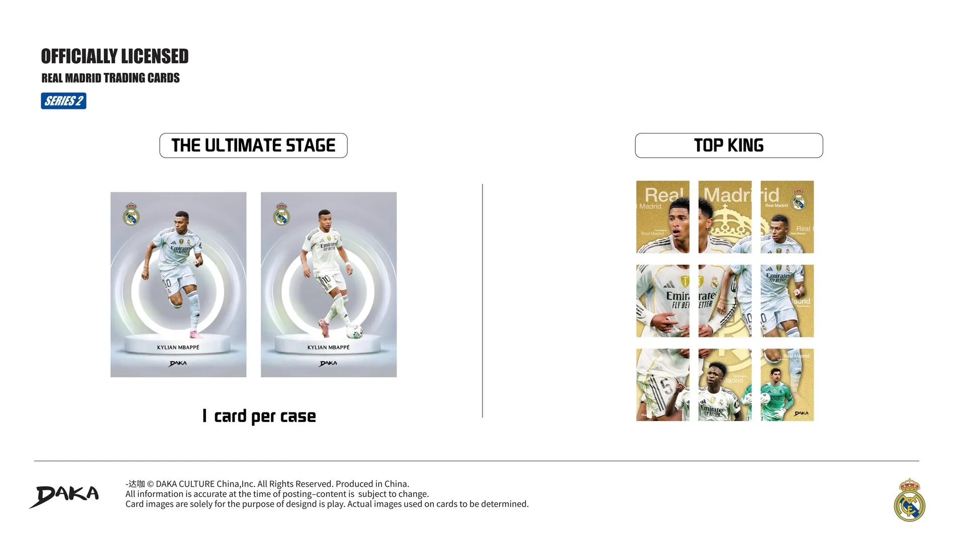 Genuine Daka 2025-26 Top Audience Series 2 Football Star Collection Cards Signature rating Card Football Club Official Box Gifts