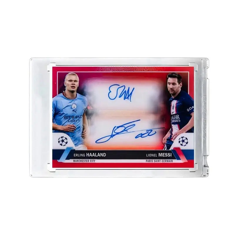 DIY All-Star Soccer Cards Set Featuring Messi, Ronaldo & Mbappé, Ultimate Birthday Gift Box for Football Boys Collection Card