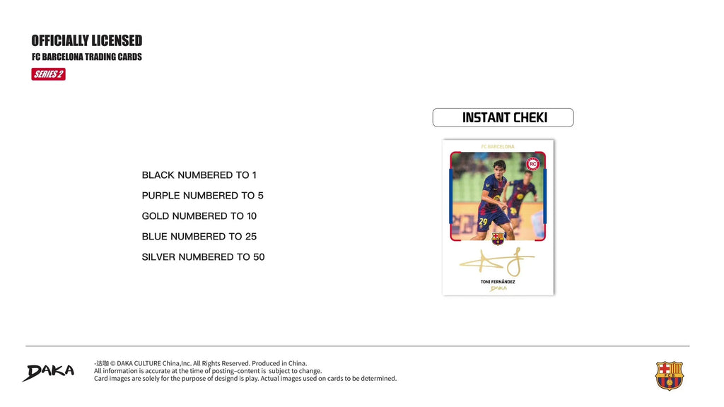 Genuine Daka 2025-26 Top Audience Series 2 Football Star Collection Cards Signature rating Card Football Club Official Box Gifts