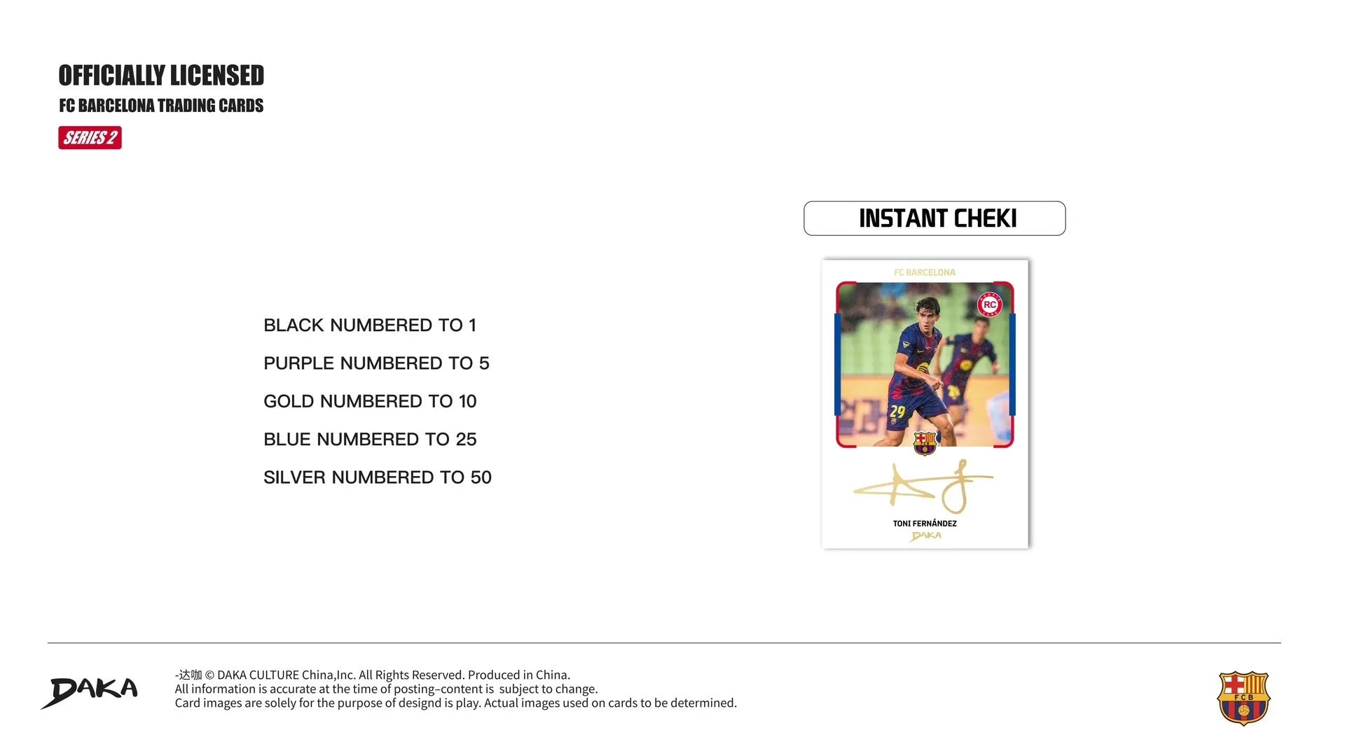 Genuine Daka 2025-26 Top Audience Series 2 Football Star Collection Cards Signature rating Card Football Club Official Box Gifts
