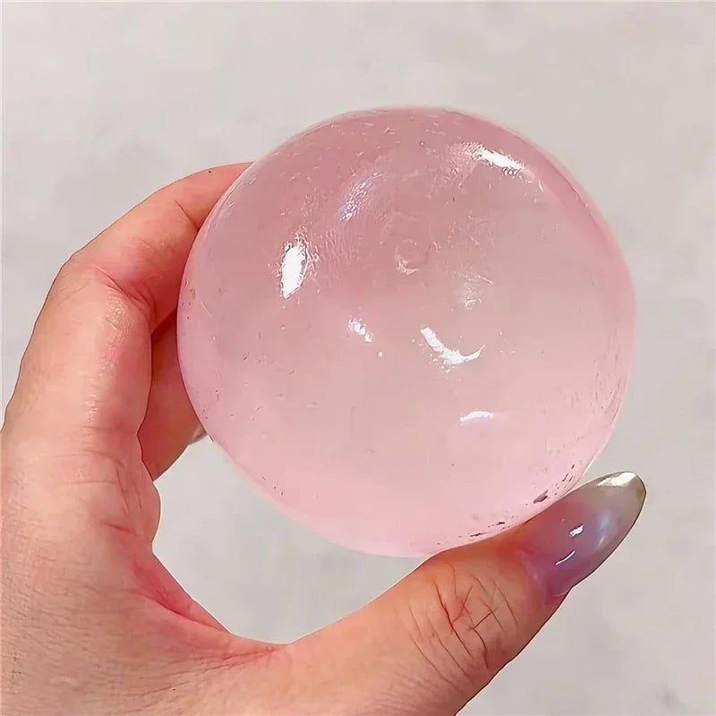 Stress Ball Slow-Rebound Toy Transparent Coconut Oil Maltose Squeeze Toy Pink Blue Candy Color Anti-Stress Sensory Toy Gifts