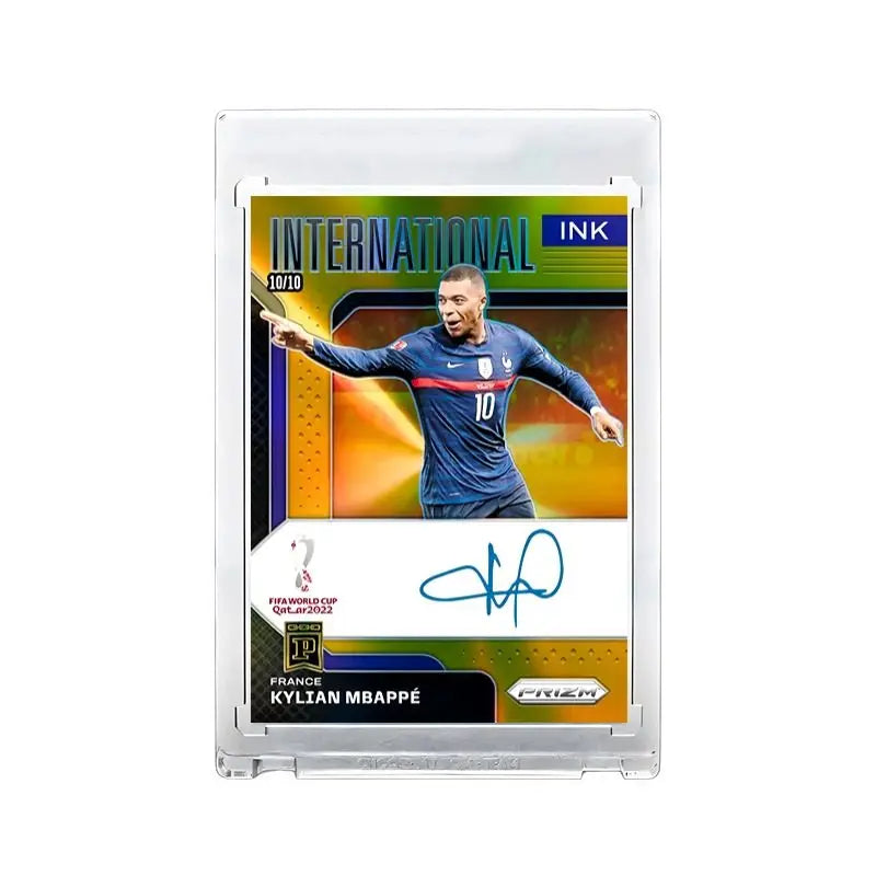 DIY All-Star Soccer Cards Set Featuring Messi, Ronaldo & Mbappé, Ultimate Birthday Gift Box for Football Boys Collection Card