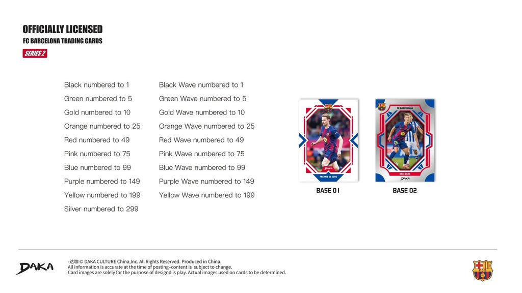 Genuine Daka 2025-26 Top Audience Series 2 Football Star Collection Cards Signature rating Card Football Club Official Box Gifts