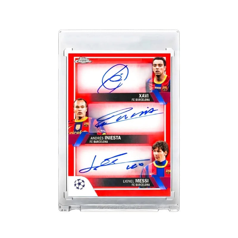 DIY All-Star Soccer Cards Set Featuring Messi, Ronaldo & Mbappé, Ultimate Birthday Gift Box for Football Boys Collection Card