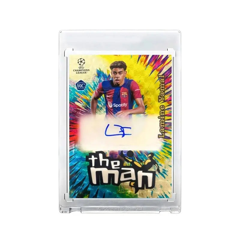 DIY All-Star Soccer Cards Set Featuring Messi, Ronaldo & Mbappé, Ultimate Birthday Gift Box for Football Boys Collection Card