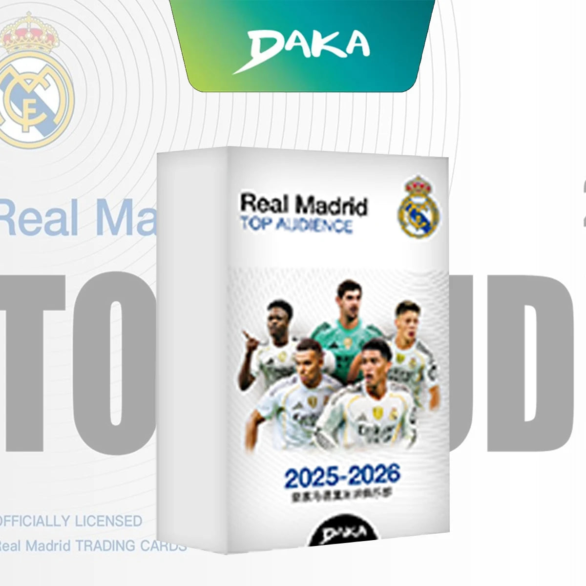 Genuine Daka 2025-26 Top Audience Series 2 Football Star Collection Cards Signature rating Card Football Club Official Box Gifts