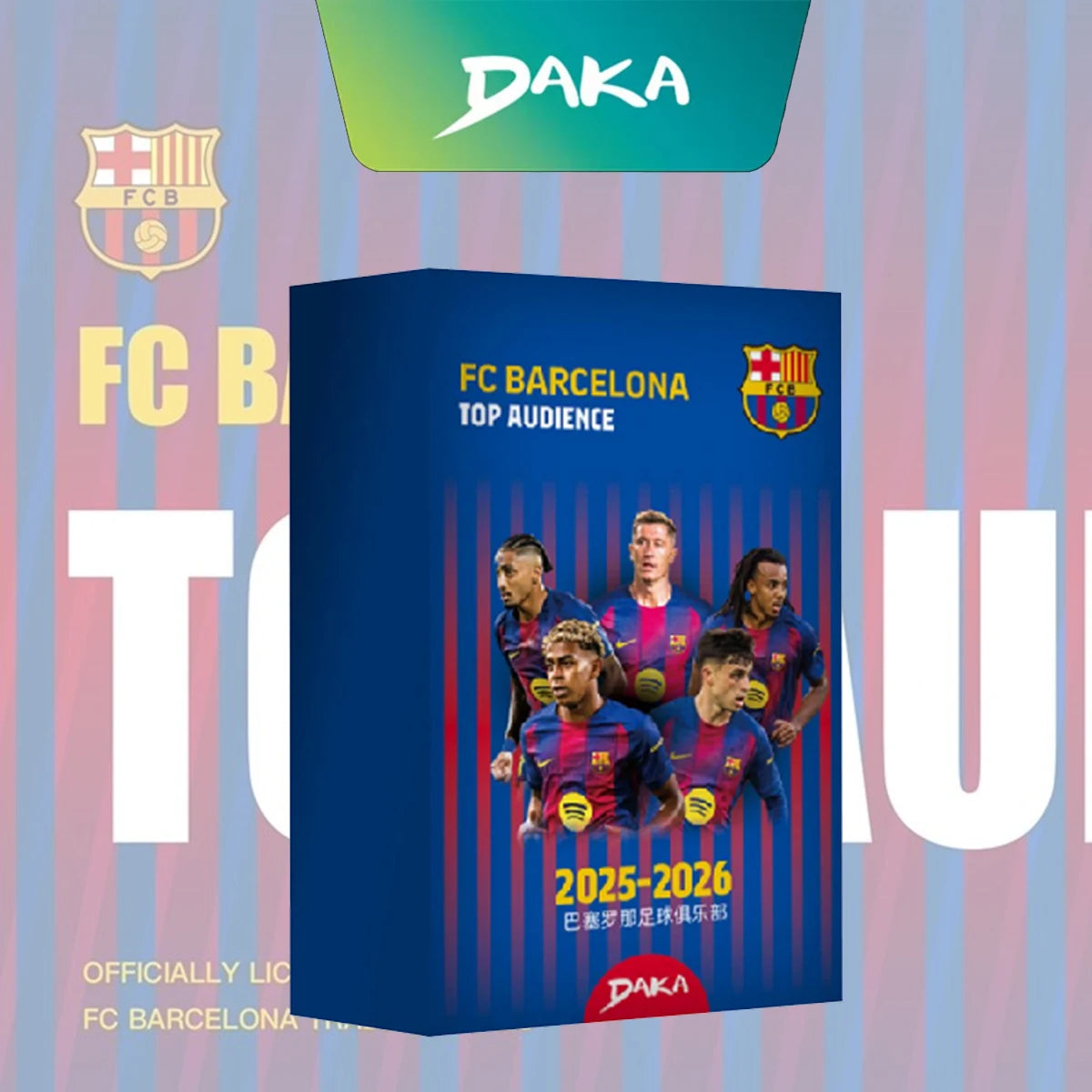 Genuine Daka 2025-26 Top Audience Series 2 Football Star Collection Cards Signature rating Card Football Club Official Box Gifts