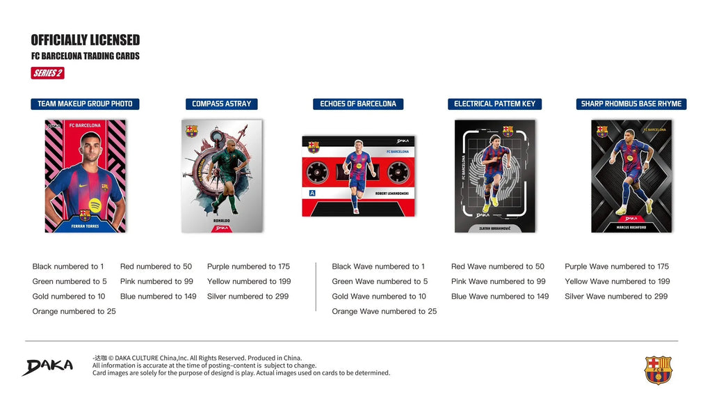 Genuine Daka 2025-26 Top Audience Series 2 Football Star Collection Cards Signature rating Card Football Club Official Box Gifts